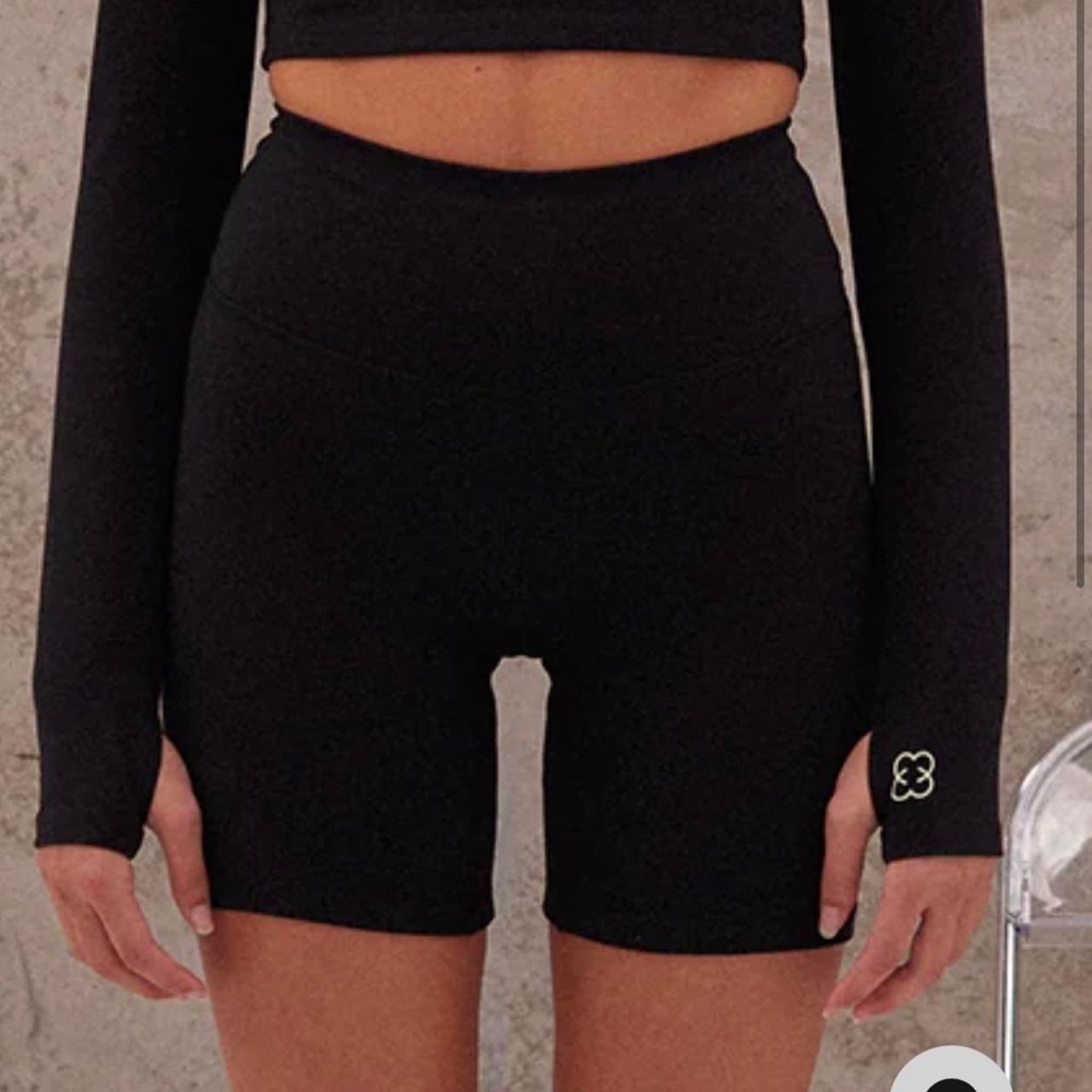 SASKI collection Black Bike Shorts